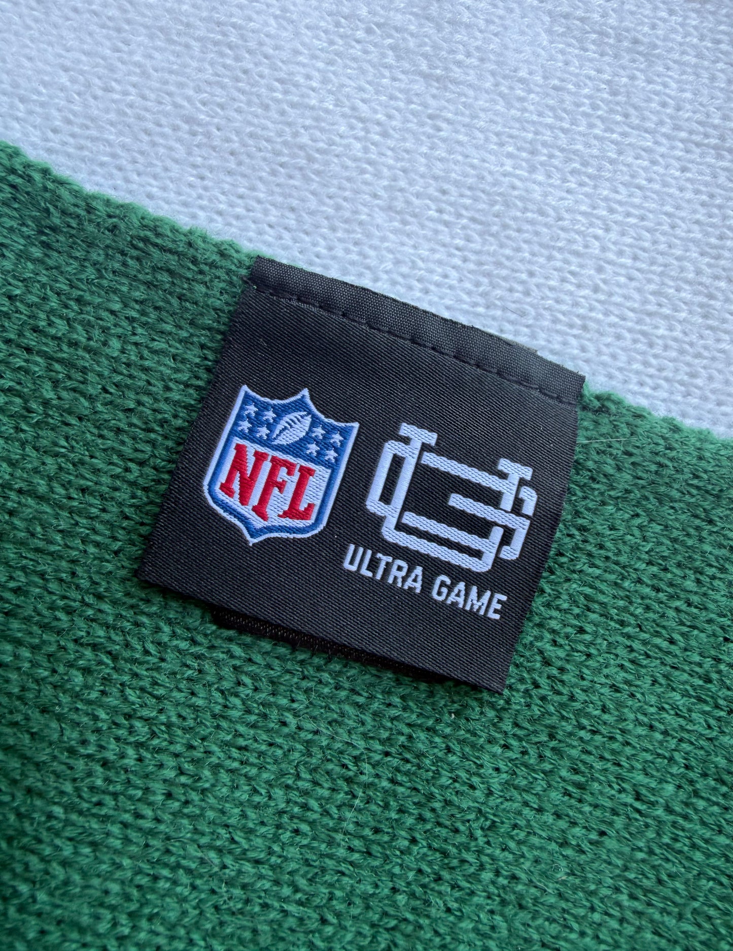 New York Jets NFL Ultra Game Pom Beanie & Scarf Set Winter Knit Fan Gear