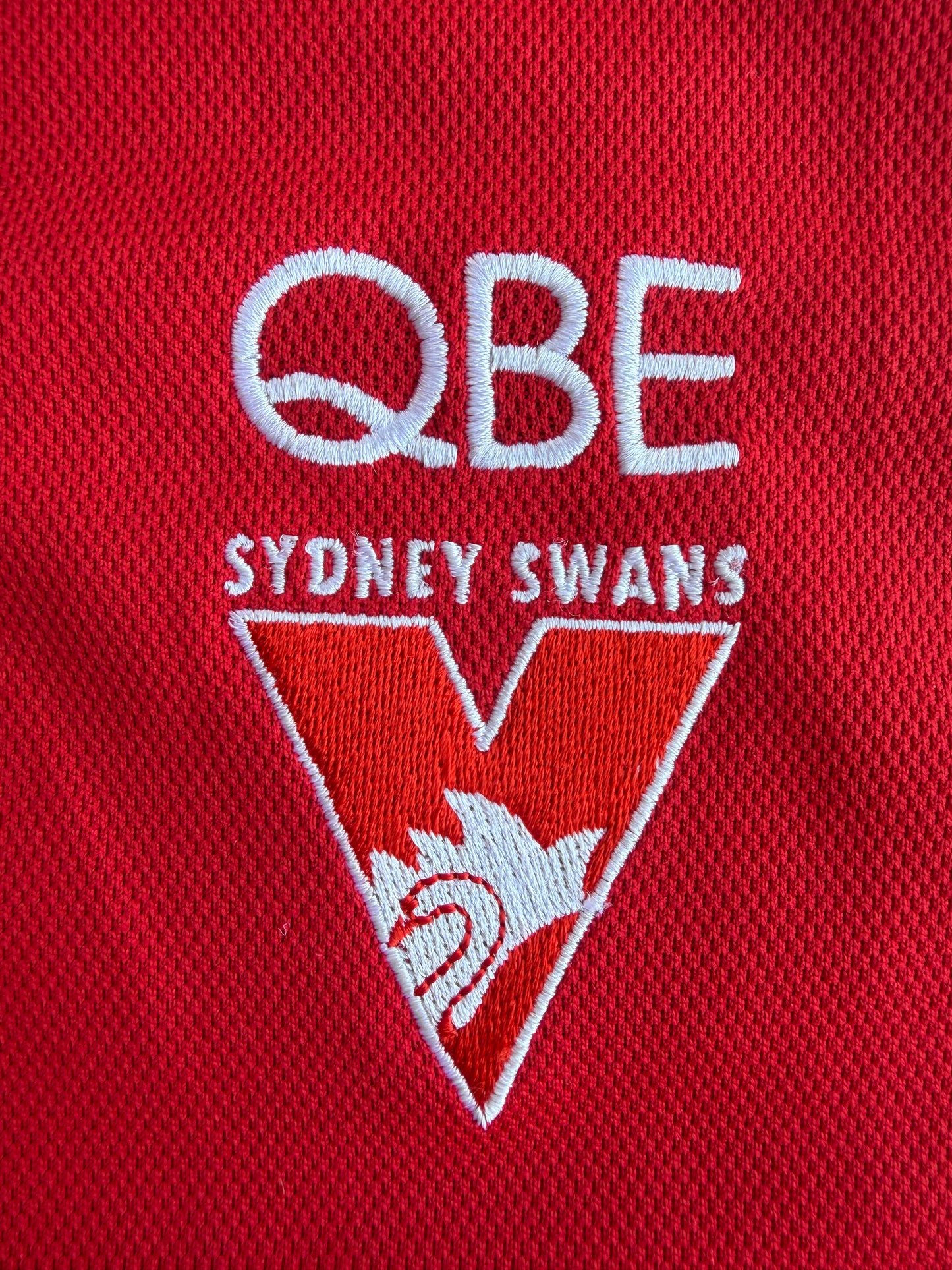 Sydney Swans AFL On-Field Team Gear Puma Men’s Red Polo Shirt Size: 2XL