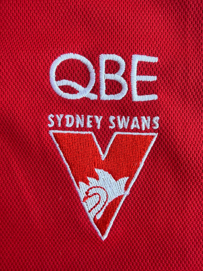 Sydney Swans AFL On-Field Team Gear Puma Men’s Red Polo Shirt Size: 2XL
