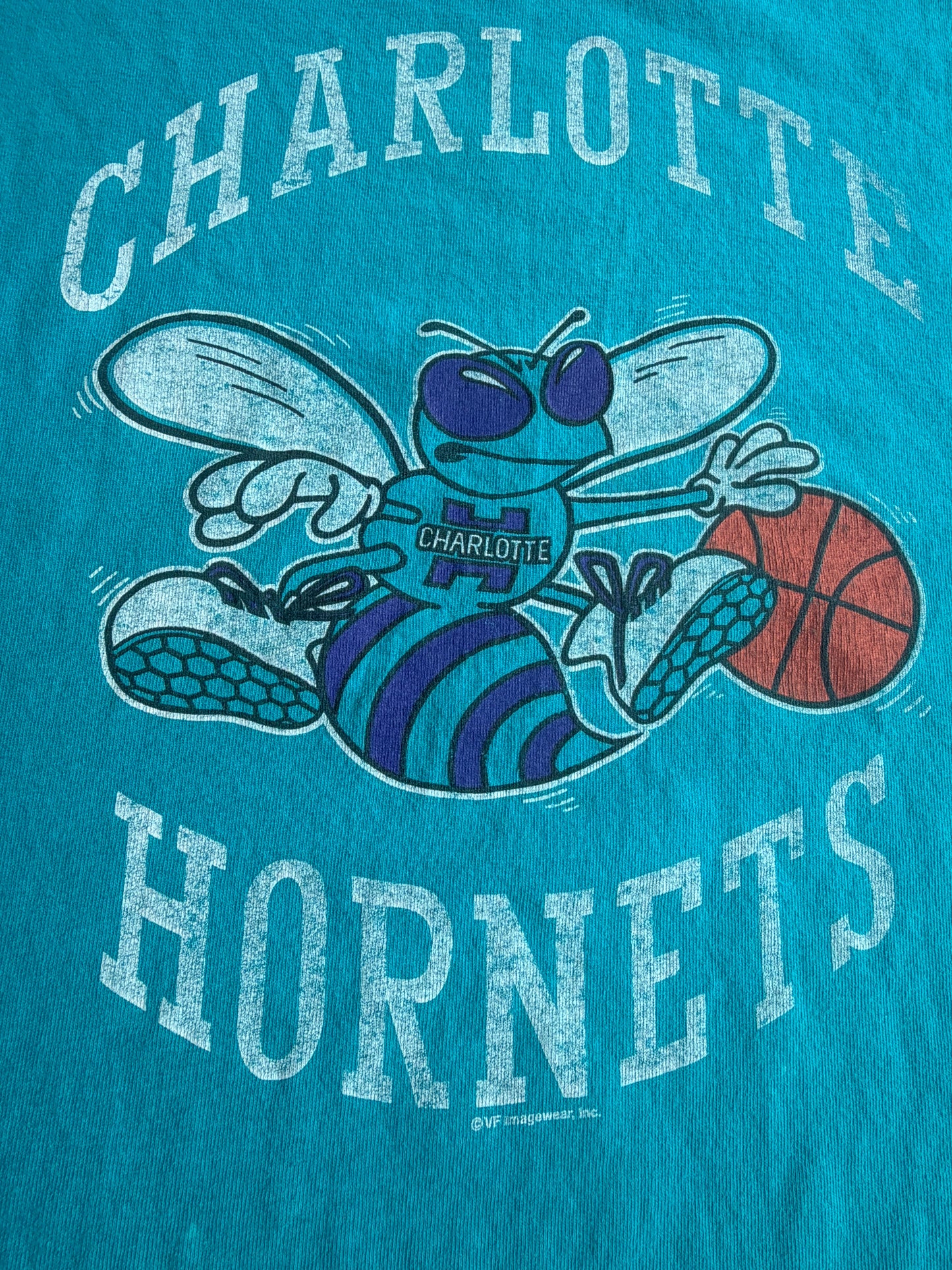 Charlotte Hornets NBA Majestic Men’s Graphic T-Shirt Modern Retro Size: 2XL