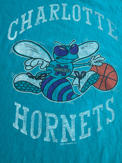 Charlotte Hornets NBA Majestic Men’s Graphic T-Shirt Modern Retro Size: 2XL