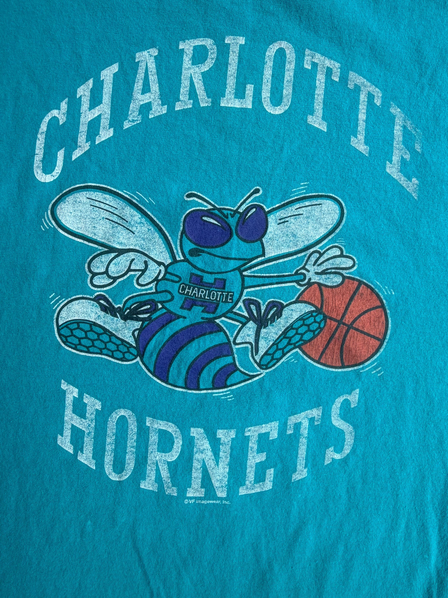 Charlotte Hornets NBA Majestic Men’s Graphic T-Shirt Modern Retro Size: 2XL