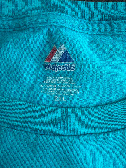 Charlotte Hornets NBA Majestic Men’s Graphic T-Shirt Modern Retro Size: 2XL