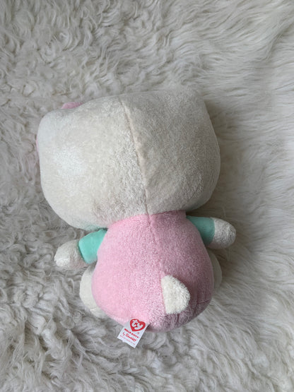 2011 TY Beanie The Pluffies Collection Baby Hello Kitty Sanrio Plush