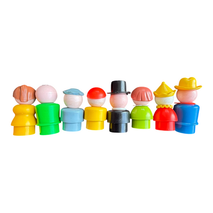 VTG 1970s Fisher-Price Little People 991 Circus Train Set w/ Original Figures