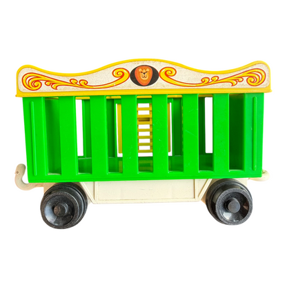 VTG 1970s Fisher-Price Little People 991 Circus Train Set w/ Original Figures