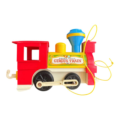 VTG 1970s Fisher-Price Little People 991 Circus Train Set w/ Original Figures