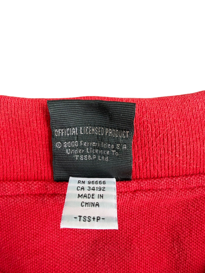 VTG 2000 Y2K Ferrari Official Licensed Red Polo Shirt Size: L