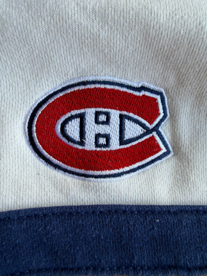 Montreal Canadiens Mitchell & Ness Italic Striped Hoodie Youth Size: L (14/16)