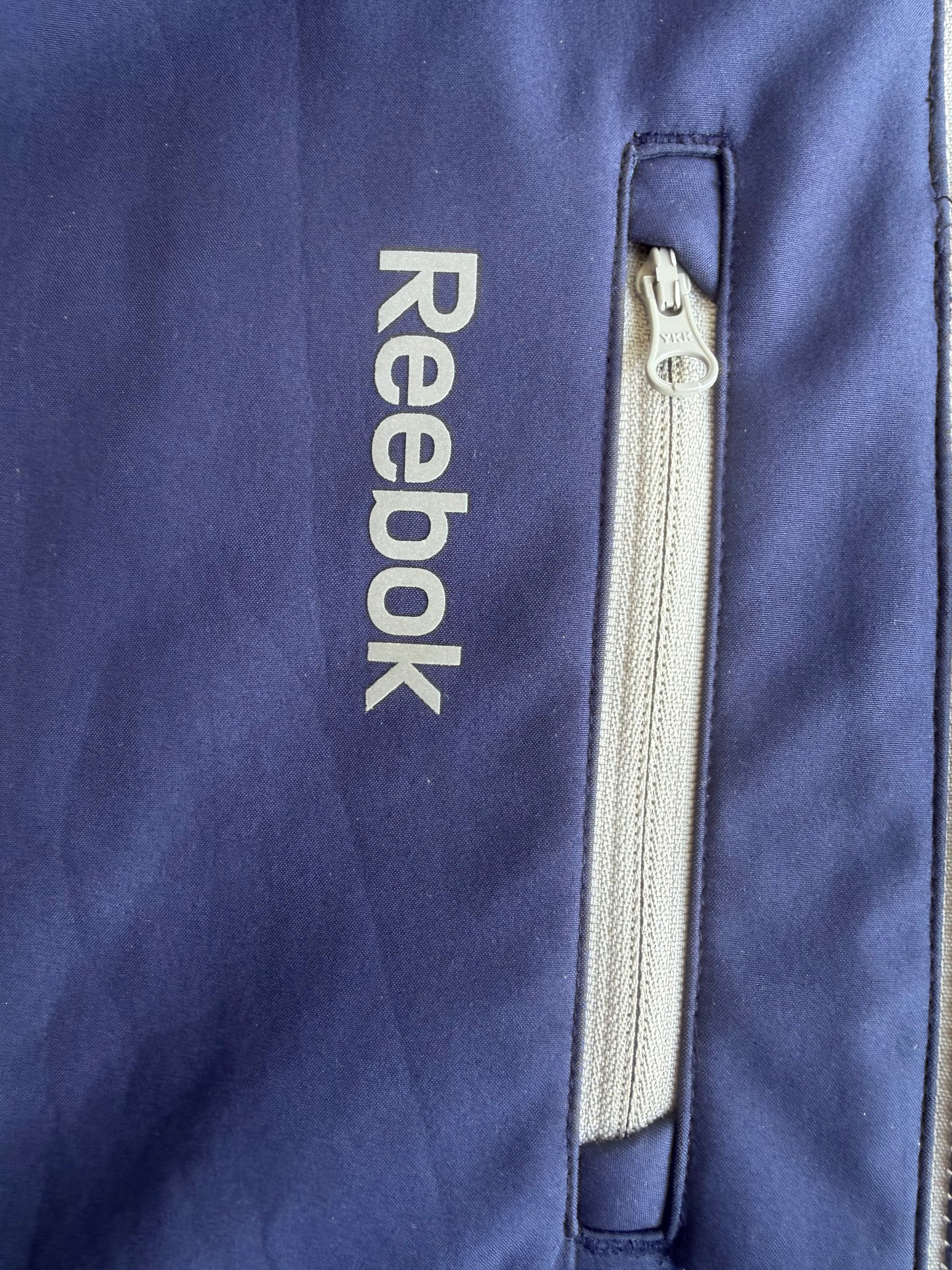 New York Rangers Reebok NHL Center Ice Collection Full Zip Blue Jacket Size: L