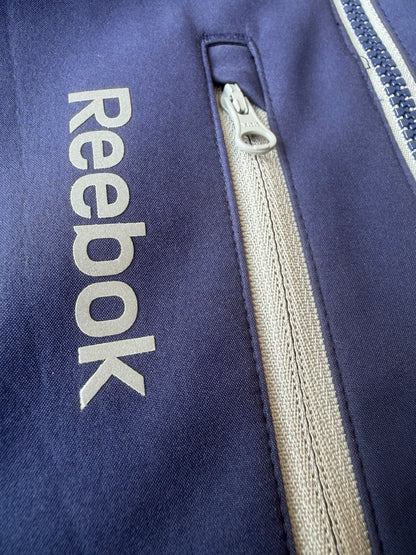 New York Rangers Reebok NHL Center Ice Collection Full Zip Blue Jacket Size: L