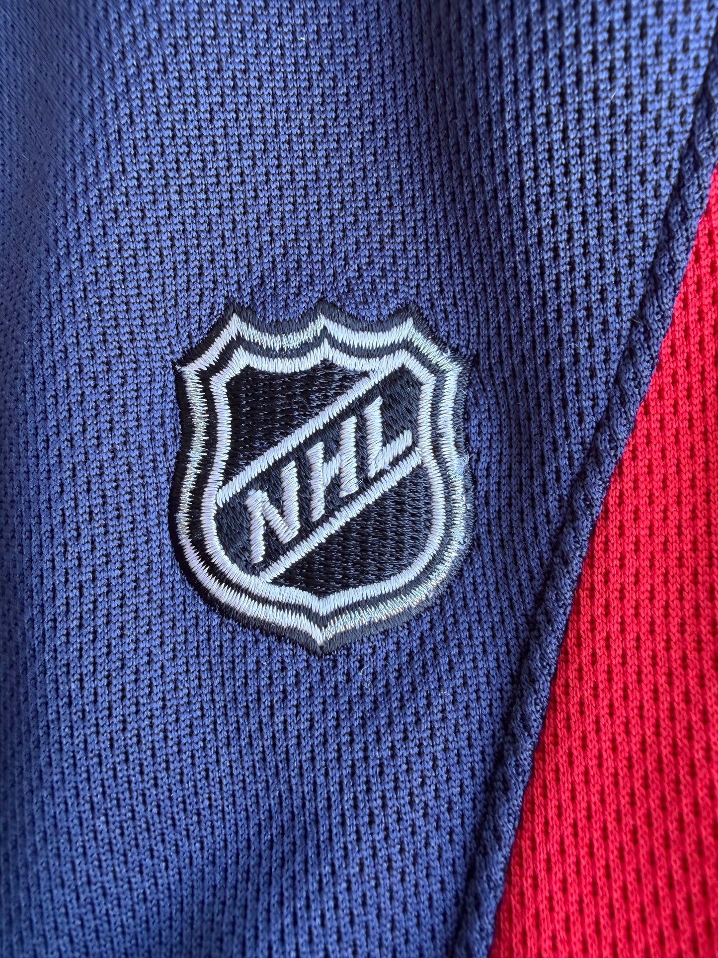 New York Rangers Reebok NHL Center Ice Collection Full Zip Blue Hoodie Size: L