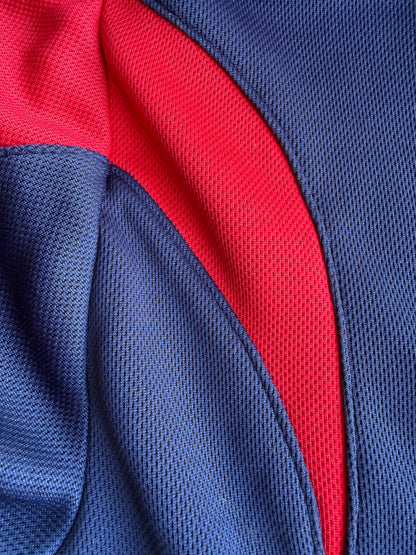 New York Rangers Reebok NHL Center Ice Collection Full Zip Blue Hoodie Size: L