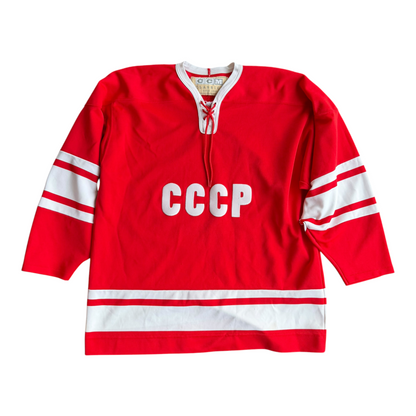 CCM Classics CCCP USSR Red Hockey Jersey Size: XL