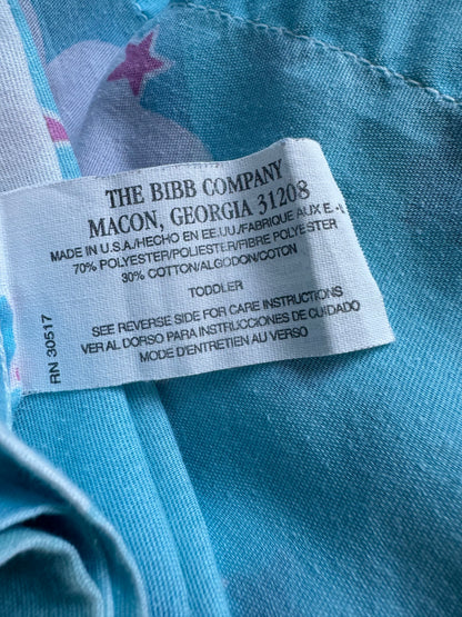 VTG Teletubbies 1998 Toddler Bed Crib Flat Sheet Tinky-Winky Dipsy Laa-Laa Po