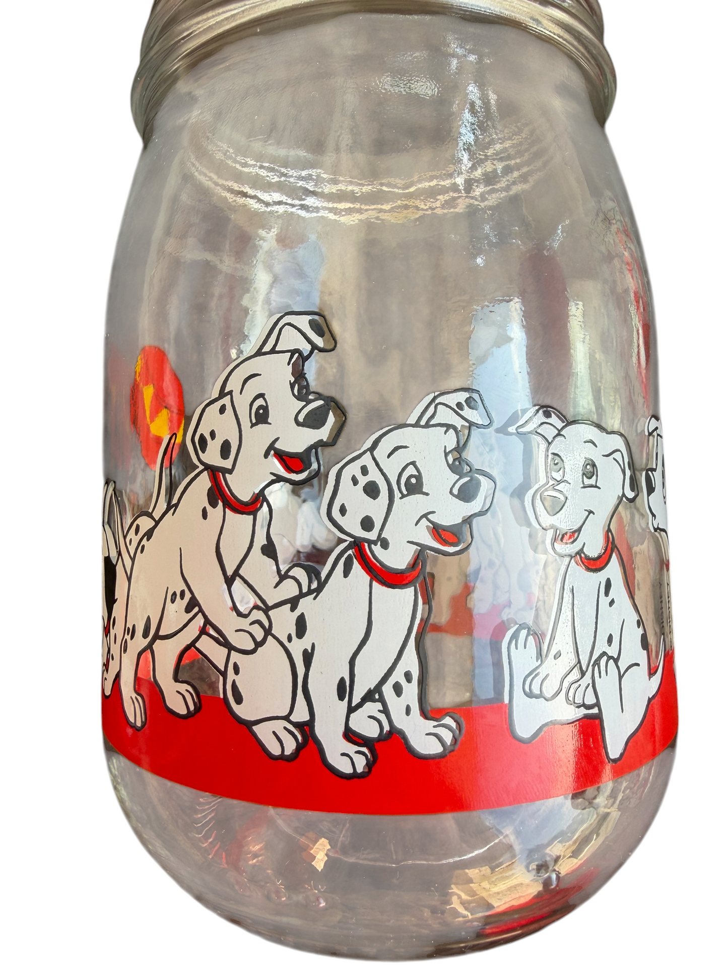 VTG Disney 101 Dalmatians Collectible Glass Storage Jar Set