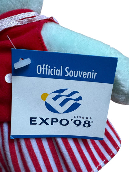 Expo ‘98 Official Souvenir Mascot Plush Figure Lisbon Portugal