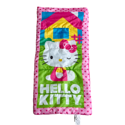 VTG Sanrio Hello Kitty Polka Dot Kids Sleeping Bag