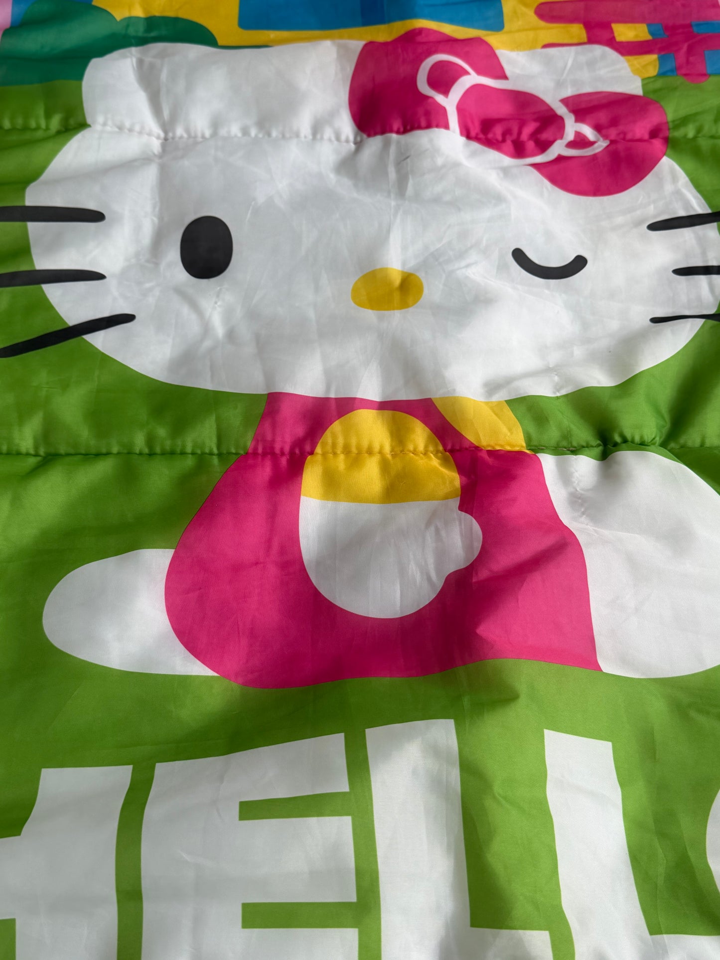 VTG Sanrio Hello Kitty Polka Dot Kids Sleeping Bag