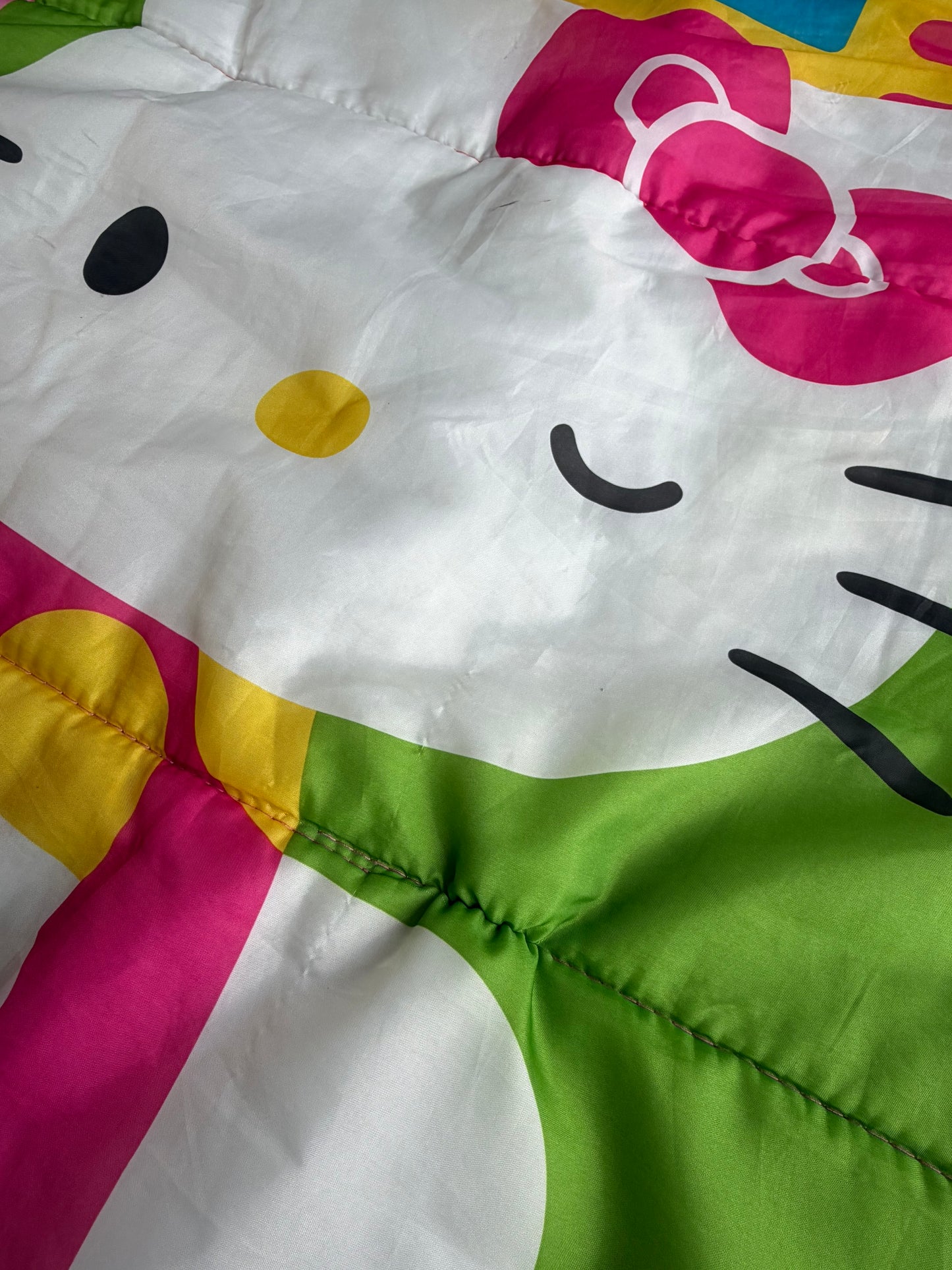 VTG Sanrio Hello Kitty Polka Dot Kids Sleeping Bag