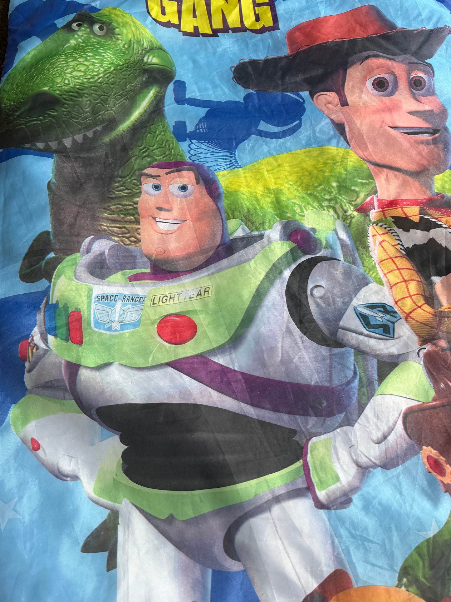 VTG Toy Story Buzz Woddy And The Gang Kids Sleeping Bag