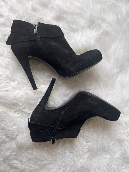 Browns iD Camoscio Nero Sple Black Heel Shoes EU 37