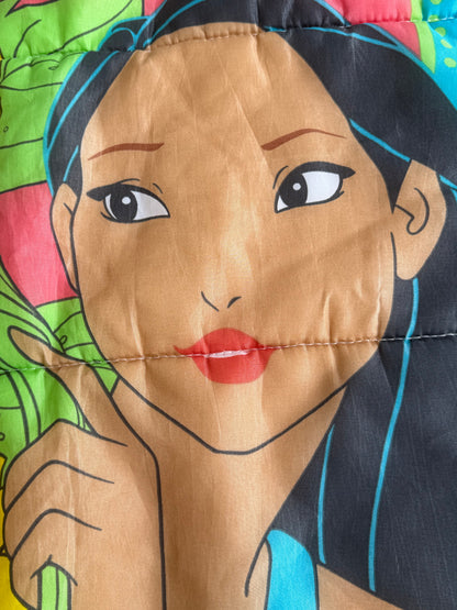 VTG 1995 Disney Pocahontas Sunflower Flit Kids Sleeping Bag