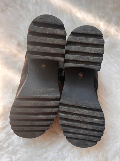 Jeffrey Campbell Mingus Buckle Strap Platform Bootie US 8