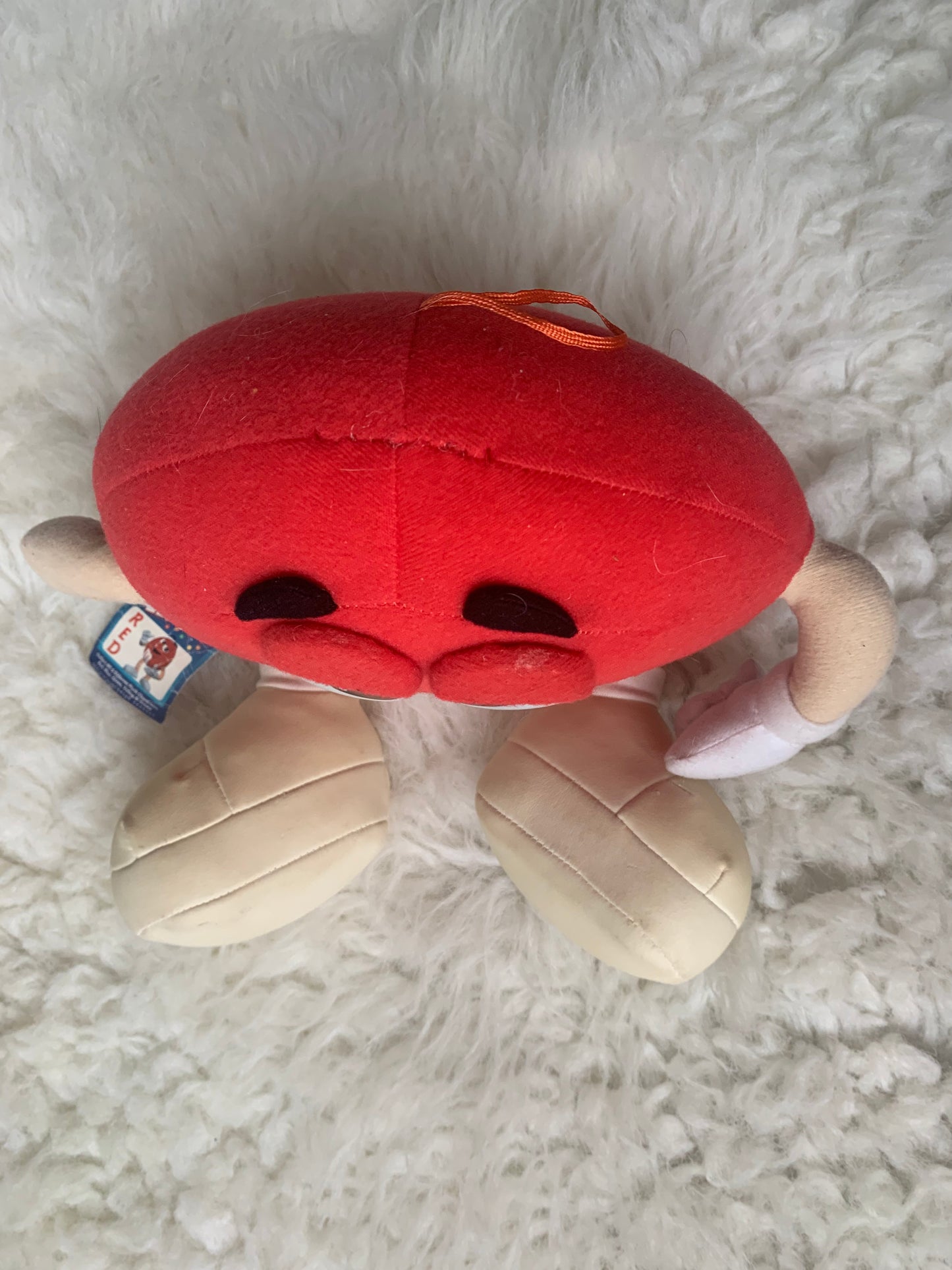 VTG Y2K Nanco Red M&M’S Candy Stuffed Plush Toy With Tags 13”