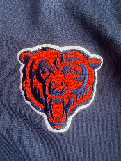 Chicago Bears Majestic NFL Navy Men's 1/4 Zip Lightweight Pullover Size: M
