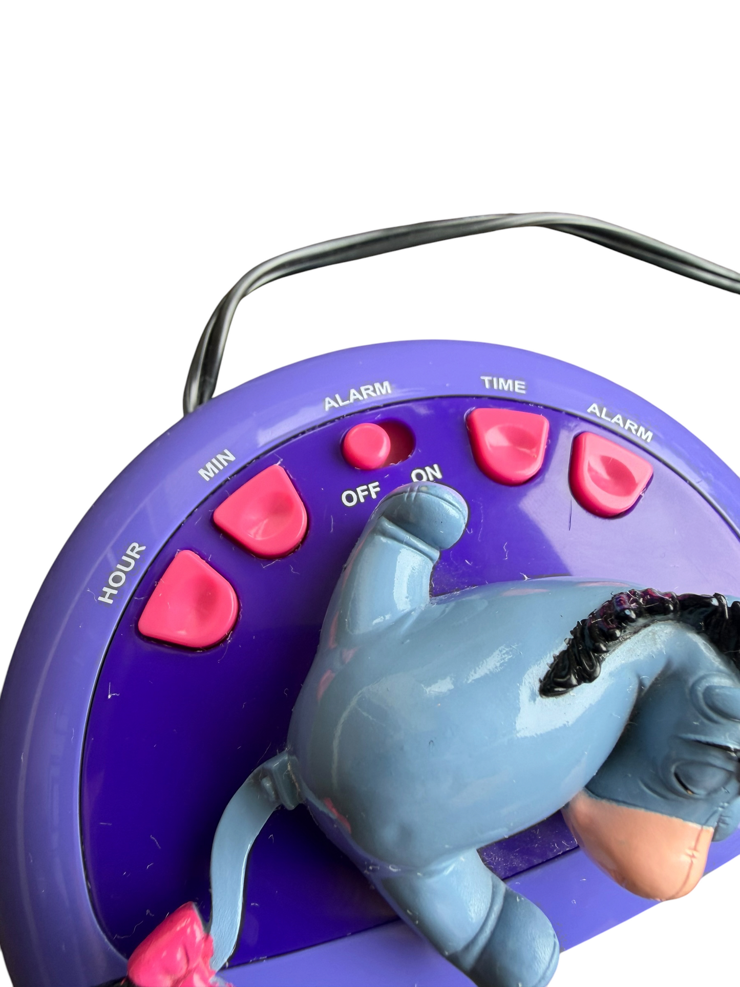 VTG Disney Eeyore Winnie The Pooh Sleeping Figural Retro Digital Alarm Clock