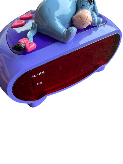 VTG Disney Eeyore Winnie The Pooh Sleeping Figural Retro Digital Alarm Clock