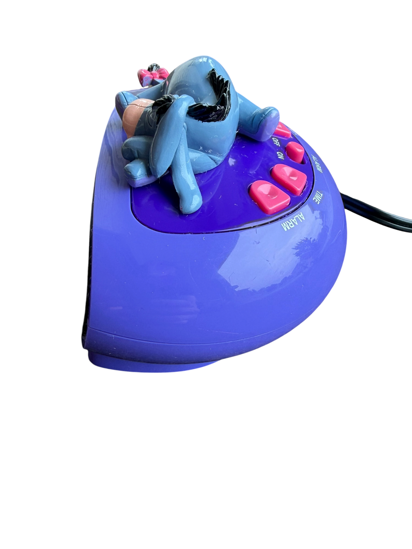 VTG Disney Eeyore Winnie The Pooh Sleeping Figural Retro Digital Alarm Clock