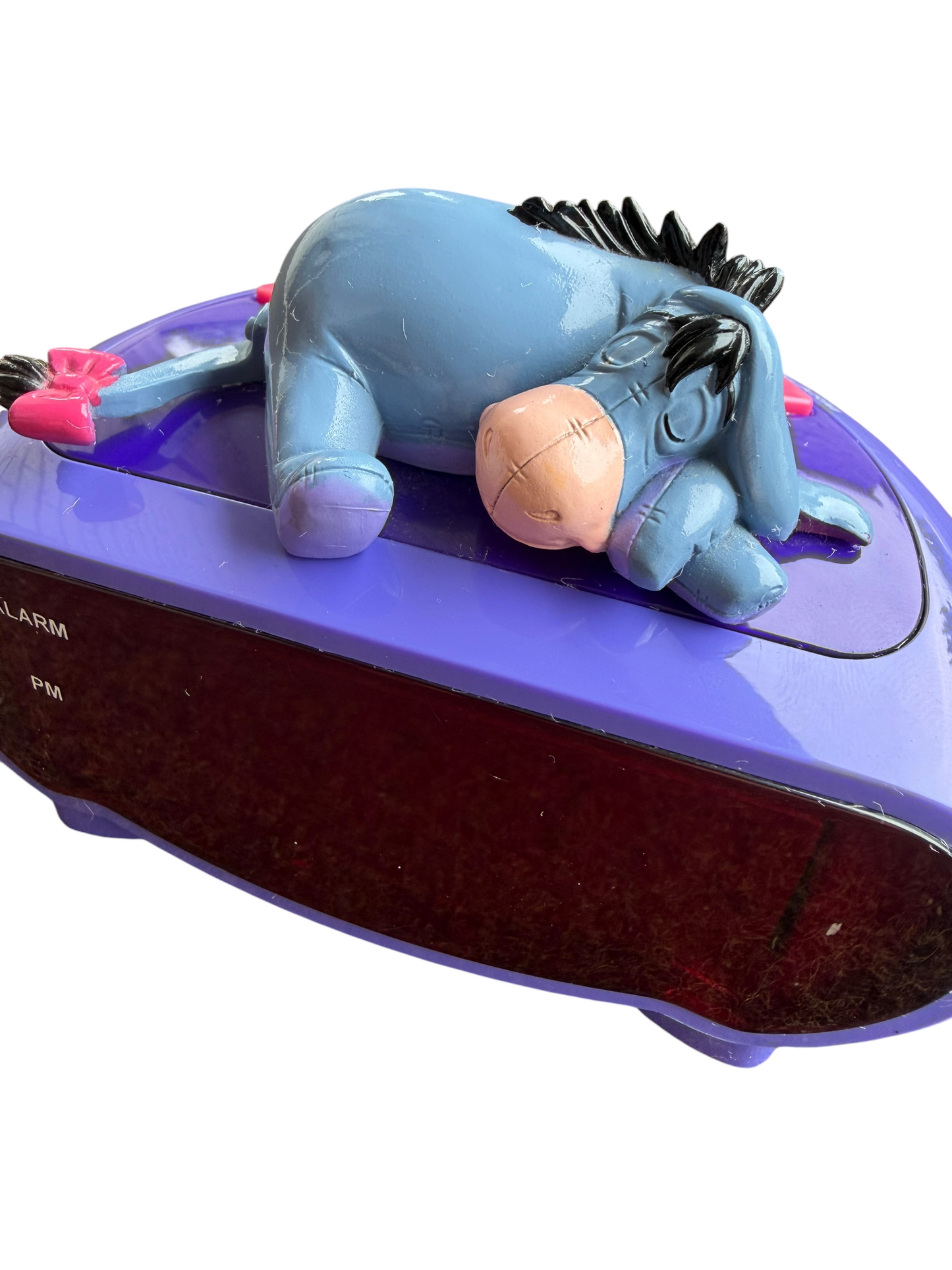 VTG Disney Eeyore Winnie The Pooh Sleeping Figural Retro Digital Alarm Clock