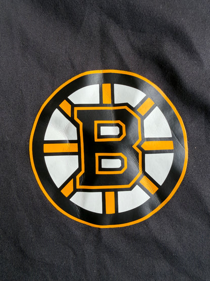 Boston Bruins NHL Authentic Pro Fanatics Athletic Black Shorts Size: L