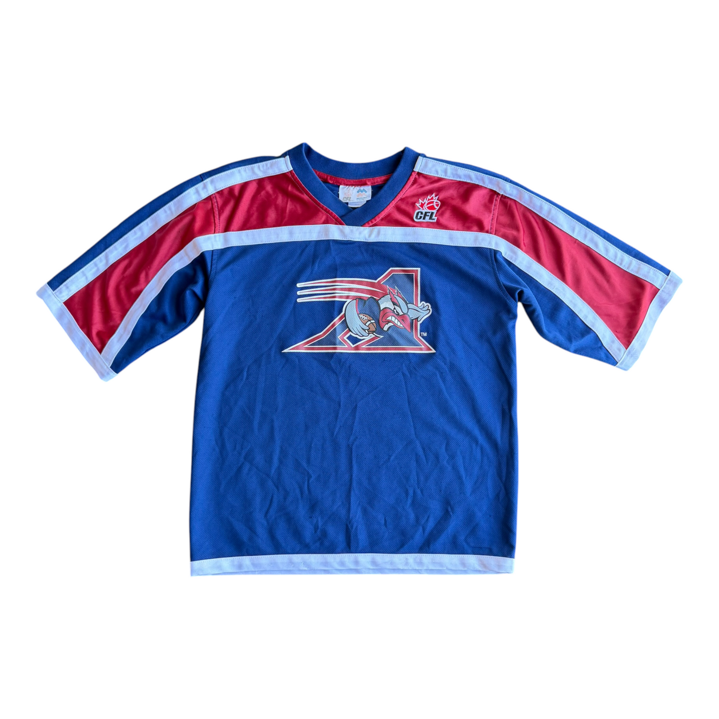 VTG Montreal Alouettes CFL Football Mighty Mac Jersey Shirt Youth Size: M (10-12)