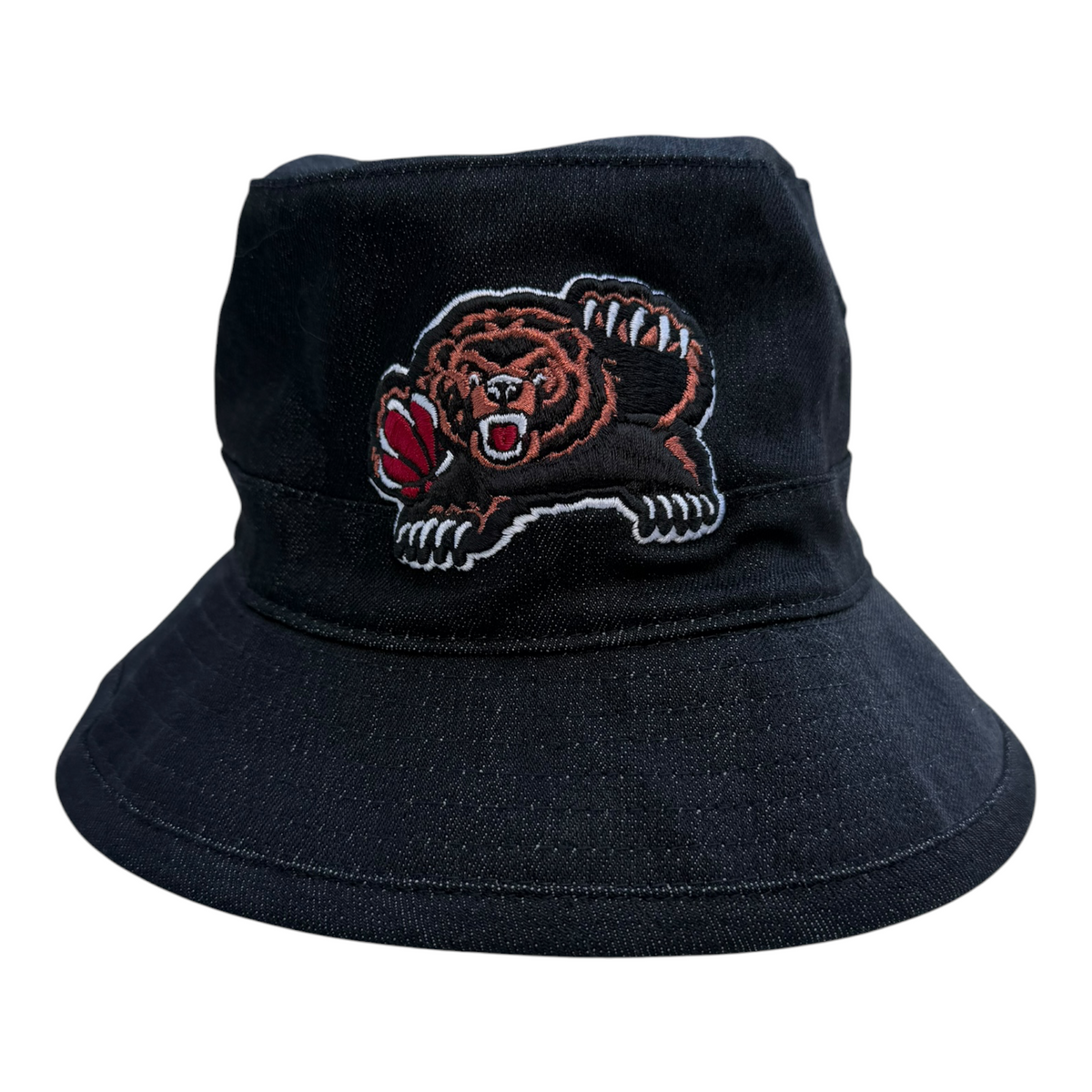 Mitchell & Ness Vancouver Grizzlies Hardwood NBA Classics Denim Bucket Hat S/M