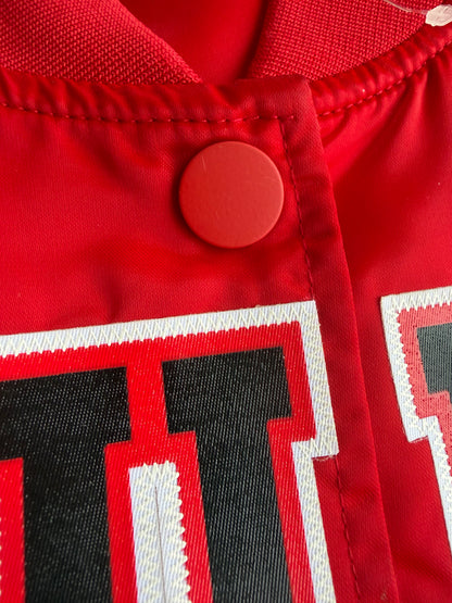 Chicago Bulls Pro Standard Women's Red Satin Bomber Jacket Size: XS