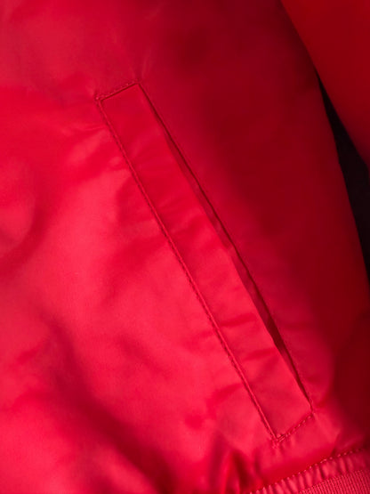 Chicago Bulls Pro Standard Women's Red Satin Bomber Jacket Size: XS
