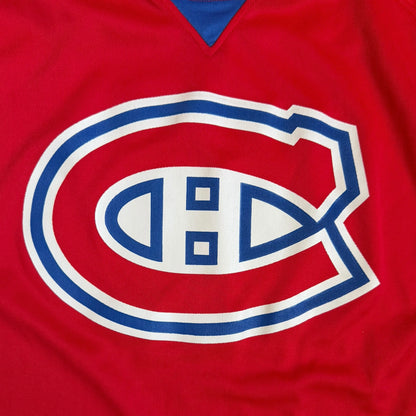 Montreal Canadiens NHL Red Long Sleeve T-Shirt Jersey Style Size: M