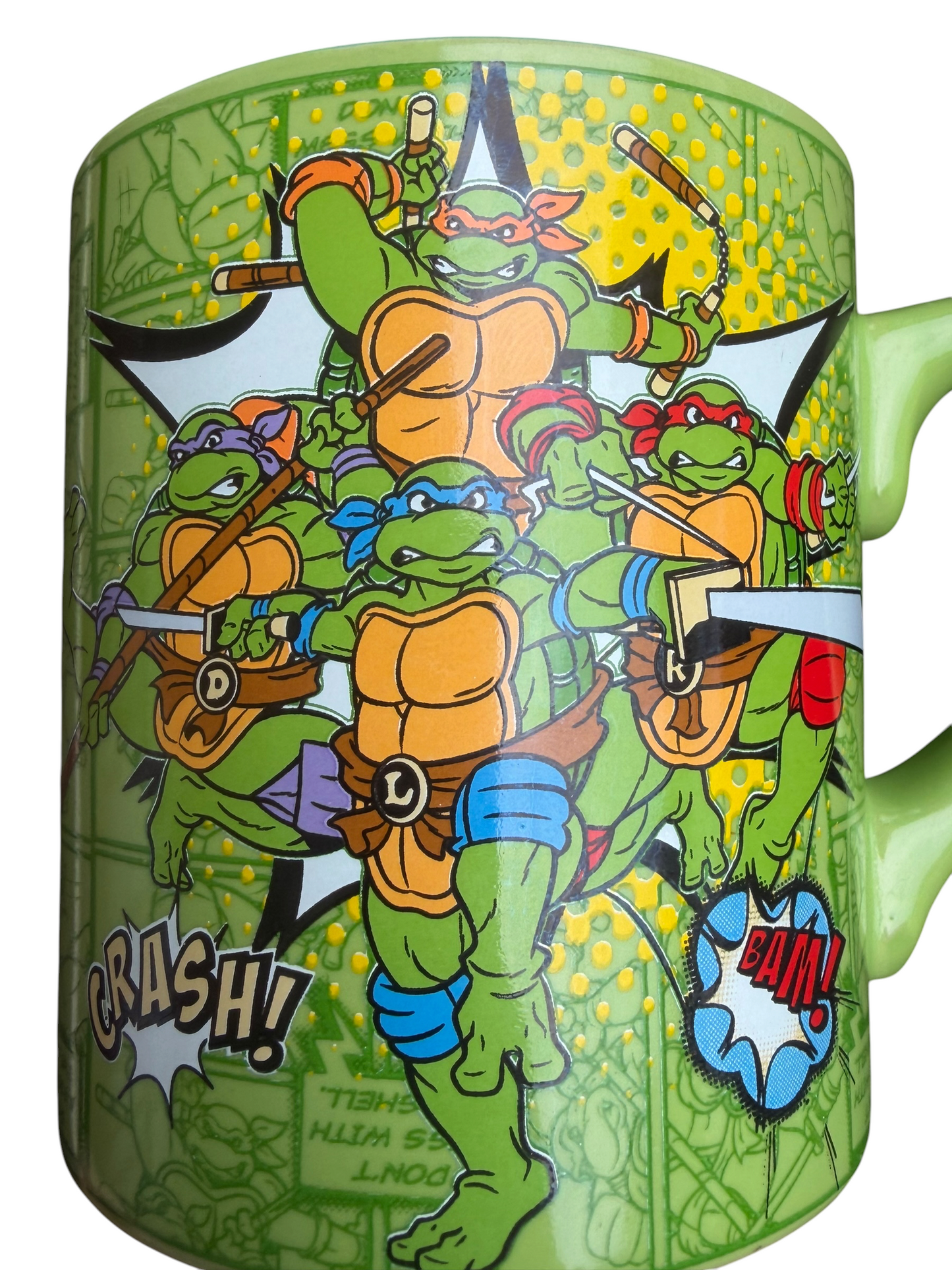 TMNT Teenage Mutant Ninja Turtles 2016 Nickelodeon Ceramic Coffee Mug