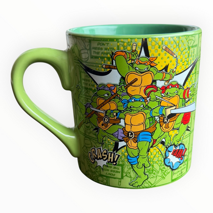 TMNT Teenage Mutant Ninja Turtles 2016 Nickelodeon Ceramic Coffee Mug