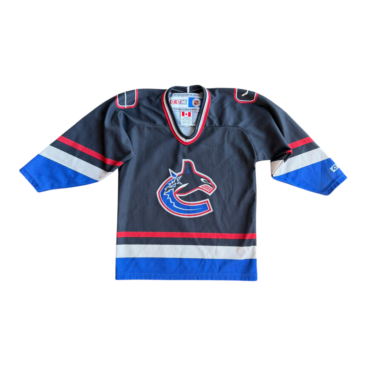 VTG Vancouver Canucks NHL CCM Hockey Jersey Child Size: OS