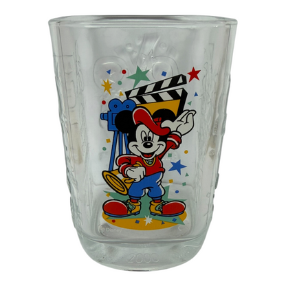 VTG 2000 Disney Mickey Mouse Millennium McDonald’s Collectible Glasses Set of 4