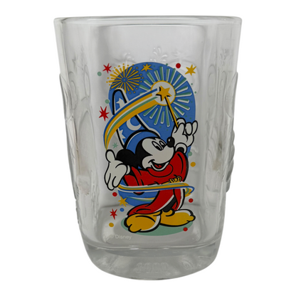 VTG 2000 Disney Mickey Mouse Millennium McDonald’s Collectible Glasses Set of 4