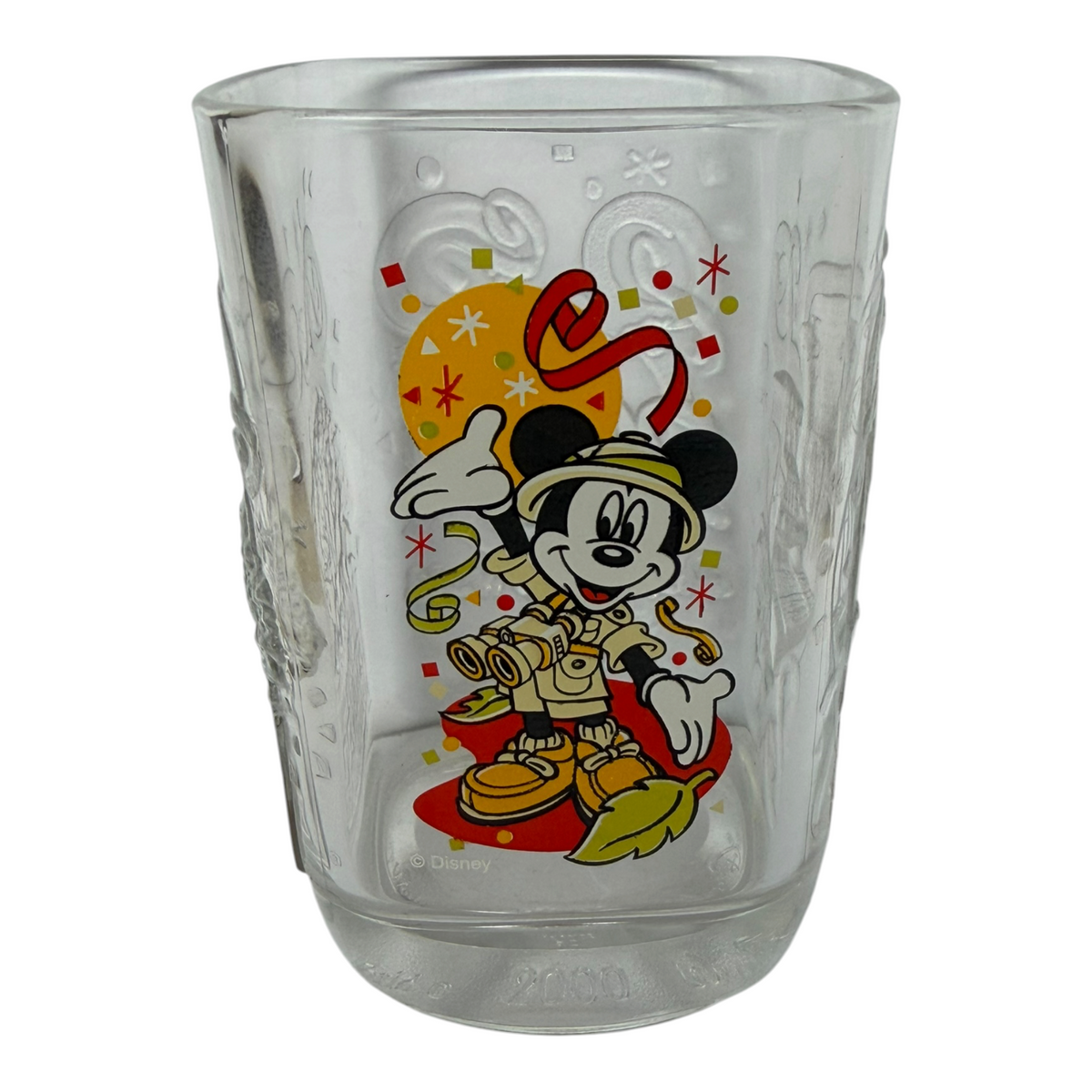 VTG 2000 Disney Mickey Mouse Millennium McDonald’s Collectible Glasses Set of 4