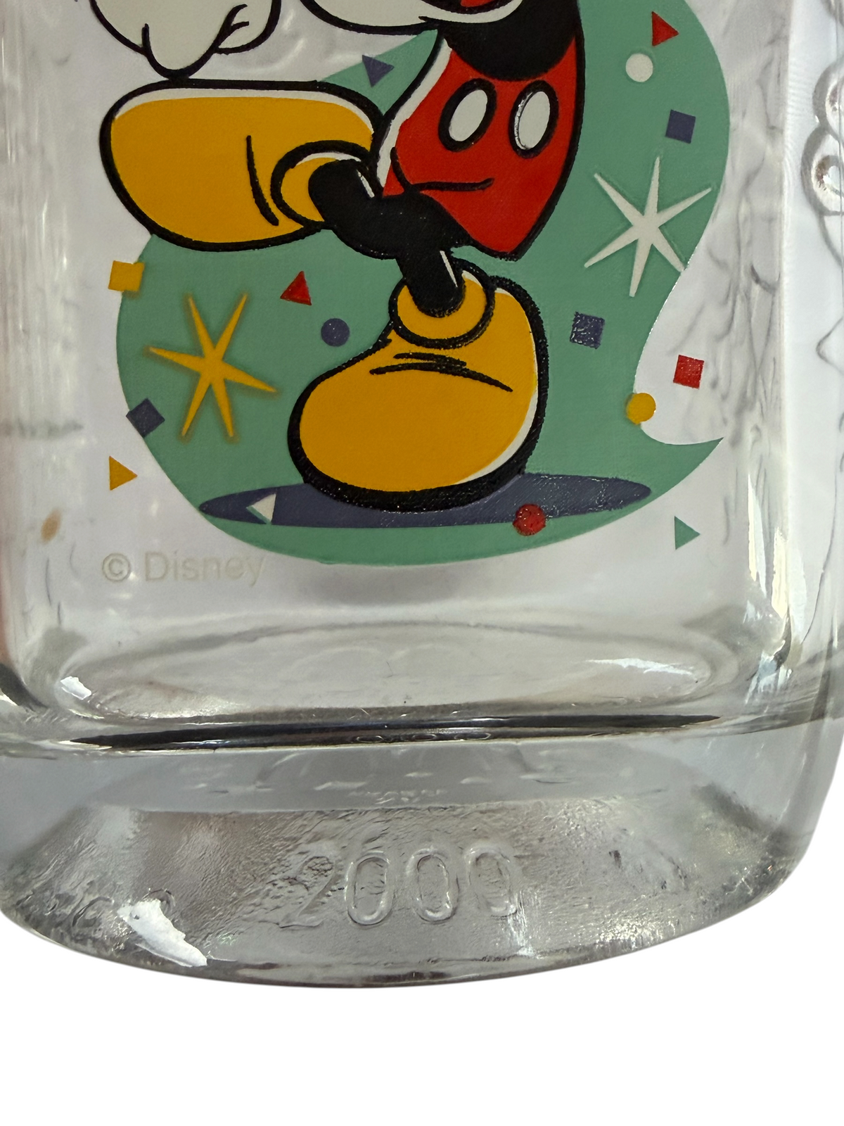 VTG 2000 Disney Mickey Mouse Millennium McDonald’s Collectible Glasses Set of 4