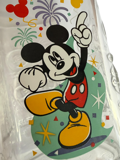 VTG 2000 Disney Mickey Mouse Millennium McDonald’s Collectible Glasses Set of 4