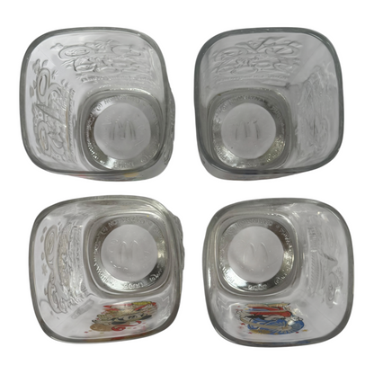 VTG 2000 Disney Mickey Mouse Millennium McDonald’s Collectible Glasses Set of 4