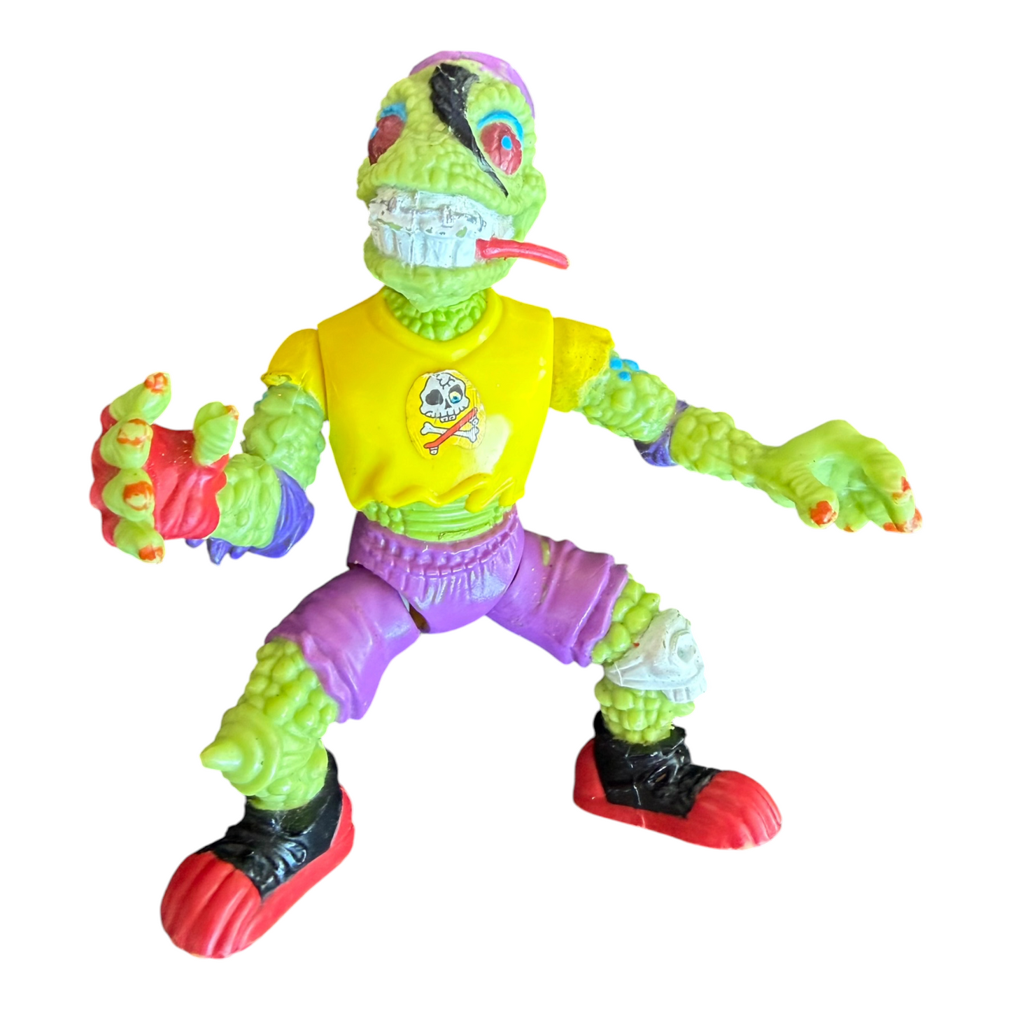 VTG TMNT Teenage Mutant Ninja Turtles Mondo Gecko Playmates Action Figures Lot